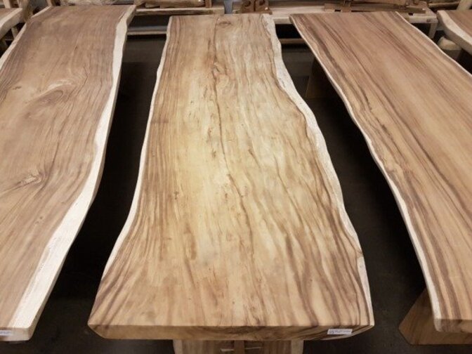 Boomstam tafel 380cm