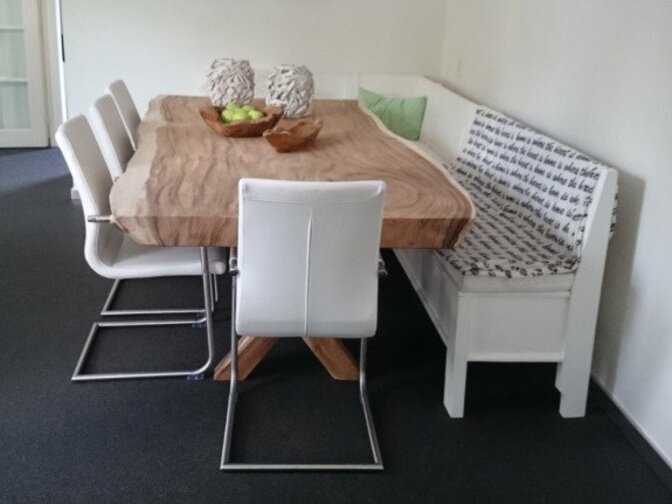 Boomstam tafel 380cm