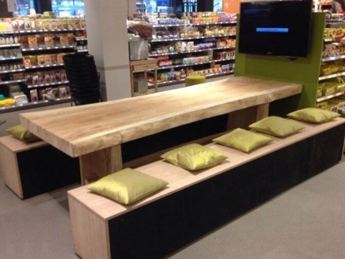 Boomstamtafel Suar 300cm