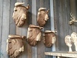 Bizon houtsnijwerk massief