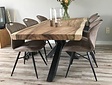 Stoere boomstam tafel 200cm