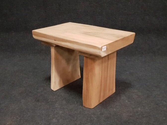 1 persoons boomstambankje 60cm