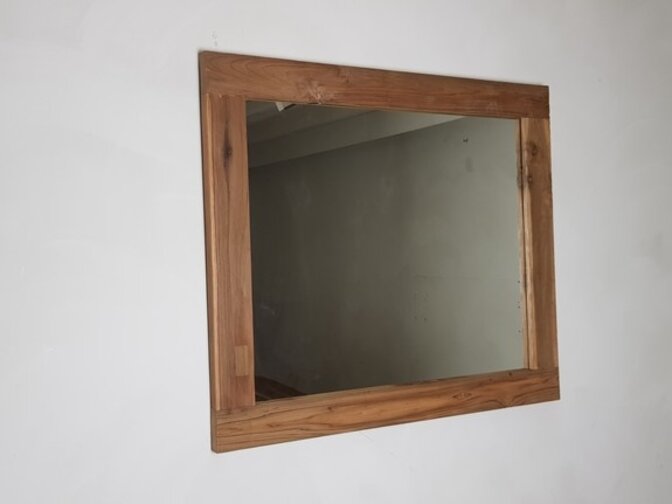 Spiegel 98x85x9cm Naturel - Teak