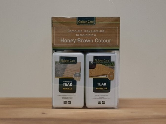 Golden Care - Teak onderhoudspakket met Protector