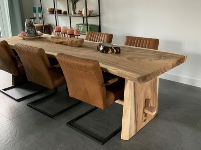 Boomstamtafel Suar 320cm