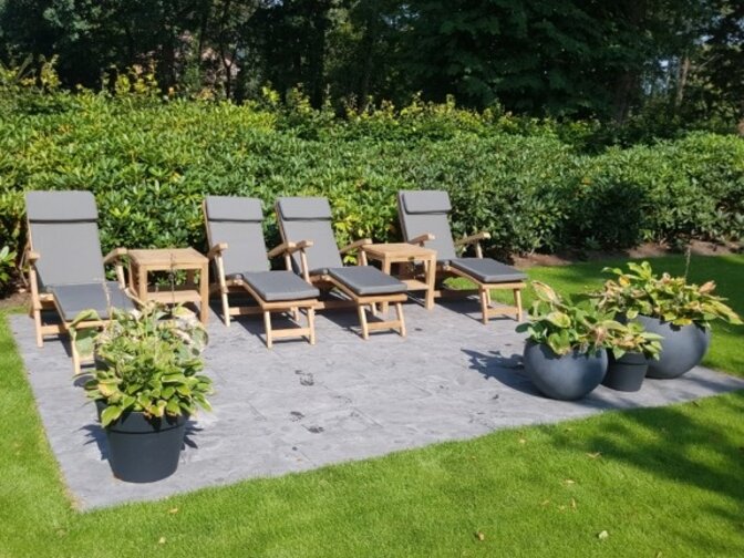 Teak ligstoel New Ocean Deckchair