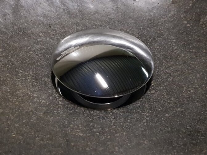 Differnz afvoerplug pop up, design, large chroom