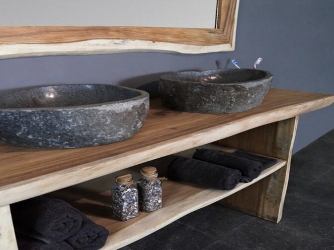 Suar badmeubelset 180cm incl  spiegel & waskom