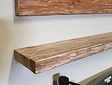 Teak wandplank  210x15x3,5cm - White Wash