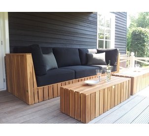 Gezicht omhoog meubilair interieur Teak Loungeset kopen? | Puurteak.nl - Puurteak Meubelen