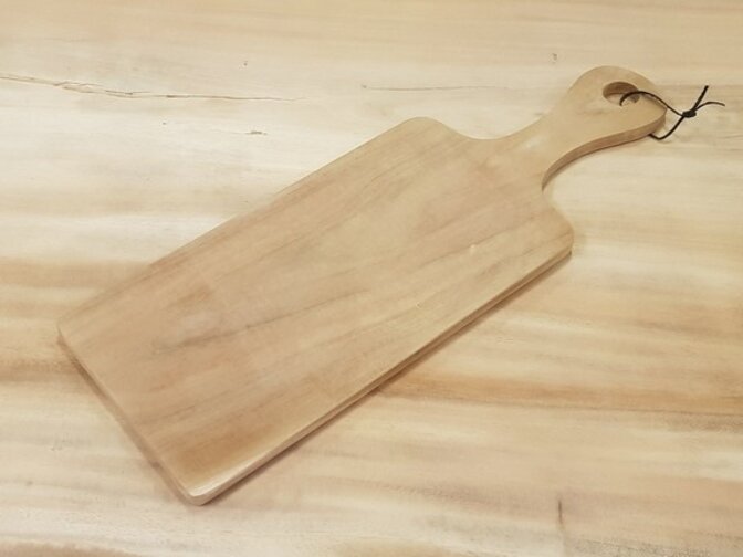 Teakhouten serveerplank 18x50cm