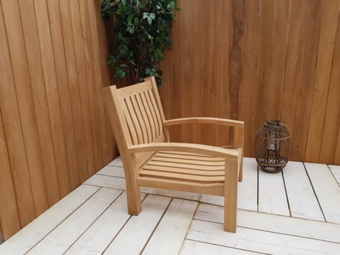 Teak loungestoel Modena