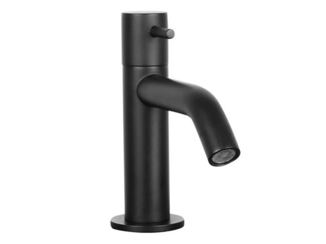 Differnz koudwaterkraan gebogen - mat zwart