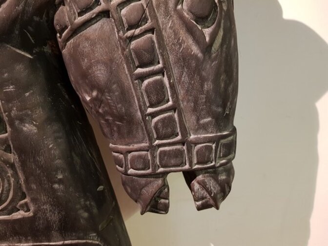 Paardenhoofd hout  op standaard RA2218-09