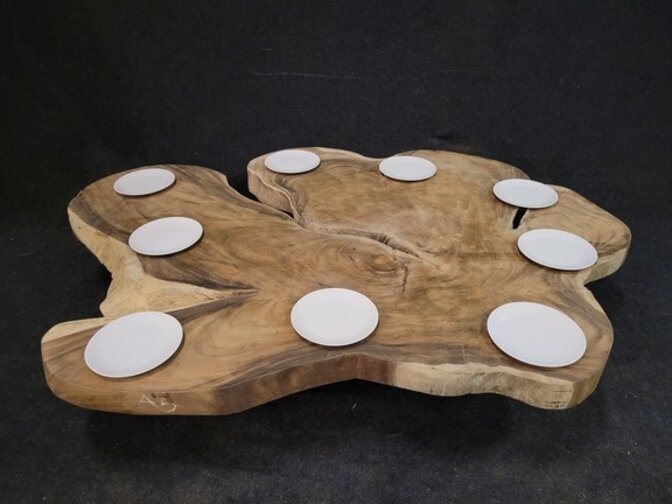 Boomstamtafel rond 160/230cm CA81-2224