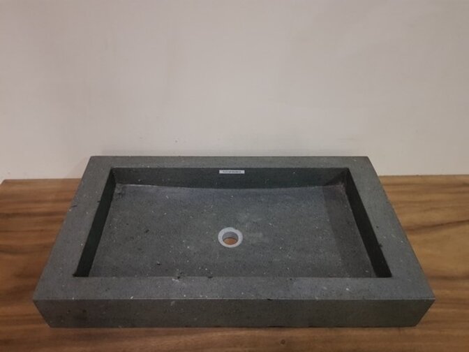 Wasbak natuursteen  FL21305 - 80x45x12cm