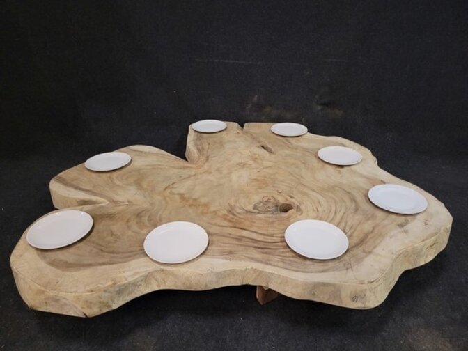 Boomstamtafel rond 170/205cm CA40-2224