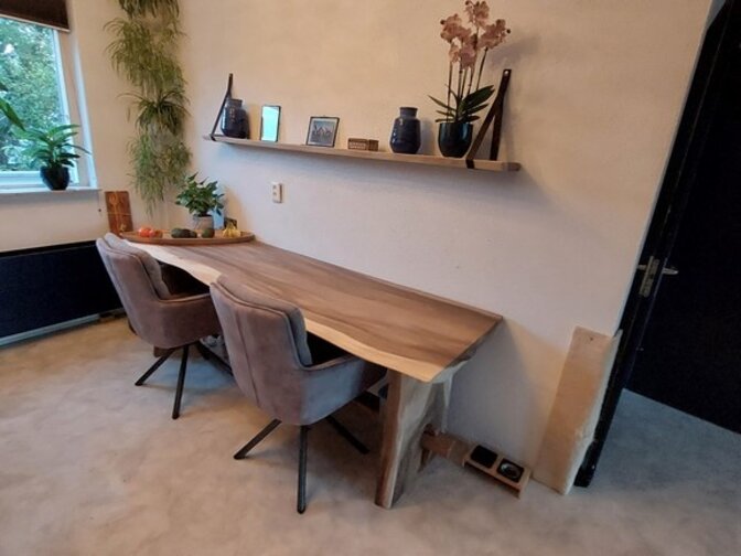 Suar bureaublad / werkblad 65/70 x 200cm