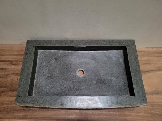 Wasbak natuursteen  FL21300 - 80x46x12cm