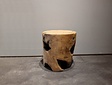 Massief blok teak - Cilinder houtblok - 40x45cm