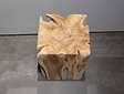 Massief teak - rechthoek houtblok - 30x30x45cm