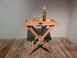 Teak dienblad 40x60cm op standaard