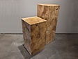 Teak houten kubus - kolom 30x30x60cm  - RI2311-02