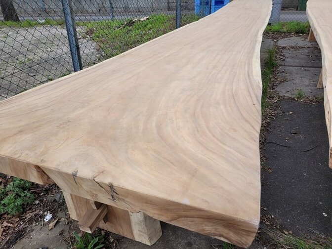Suar Boomstamtafel 90/130x650cm - 2256-01