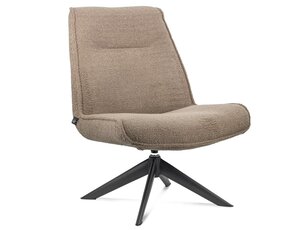 Draaibare Fauteuil Jordy zonder arml. Teddy bruin