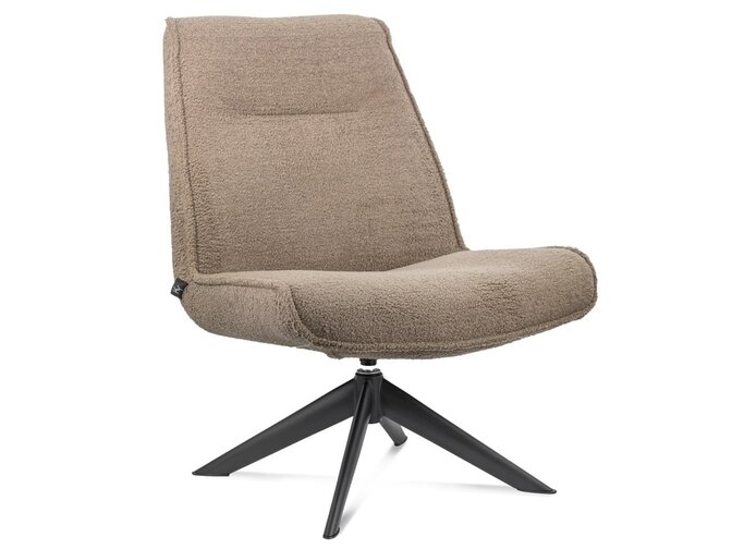 Draaibare Fauteuil Jordy zonder arml. Teddy bruin