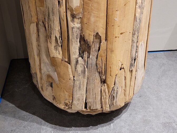 Teak wortelhout vaas  60x90cm - RI2311
