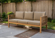 Teak loungebank