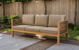 Teak loungebank