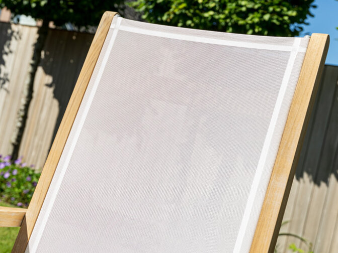 Teak tuinstoel Genova Batyline Taupe