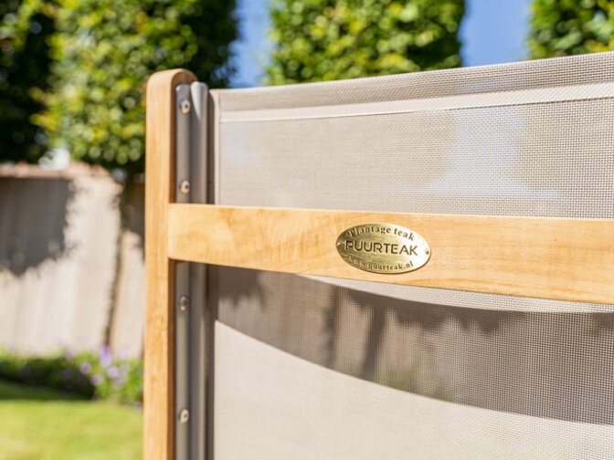 Teak tuinstoel Genova Batyline Taupe