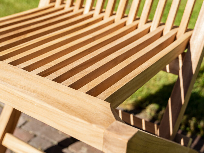 Teak klapstoel Alba