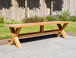 Teak picknick bank 45x180cm