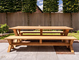 Houten picknickset 100x240cm - BARI