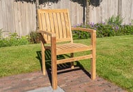 Teak tuinstoelen