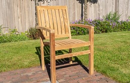 Teak tuinstoelen