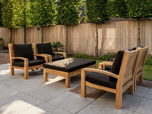 4 persoons teak loungeset Modena