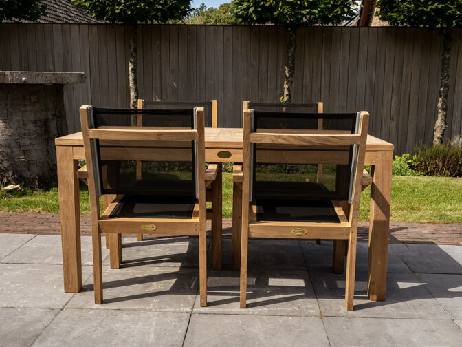 Tuinset Verona 80160 + 4 stoelen Batyline