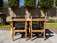 4 persoons tuinset Bari met tuintafel 90x180cm