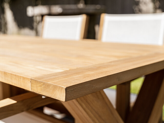 4 persoons tuinset Bari met tuintafel 90x180cm