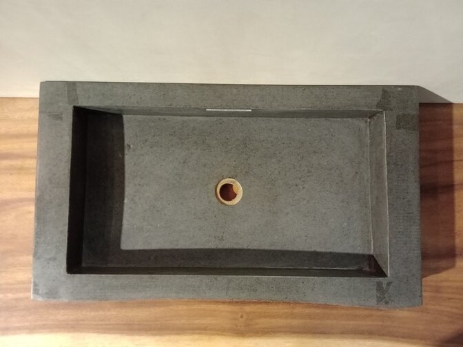 Wasbak natuursteen - 80x46x13cm - FL22080