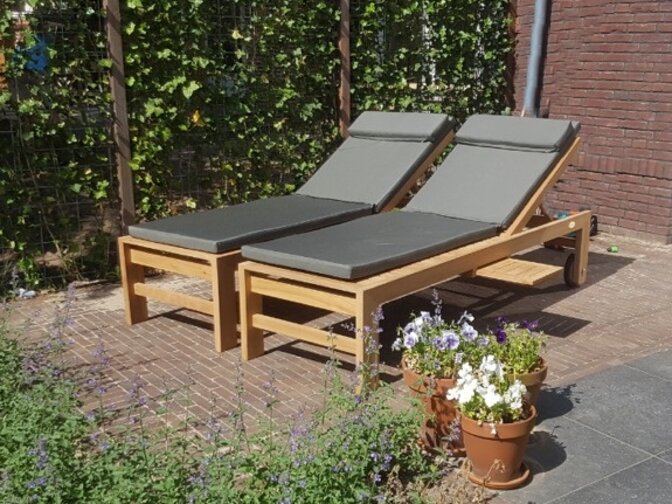 Kussen voor ligbed Mugello/Trento - Grijs