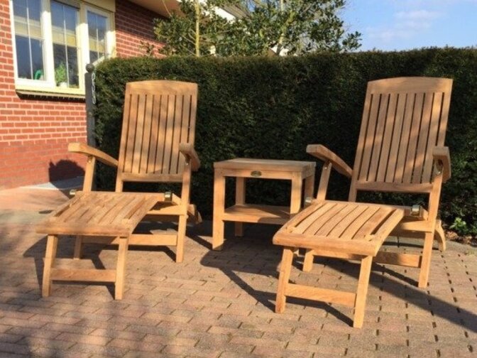 Kussen voor ligstoel New Ocean - Grey gemêleerd 163