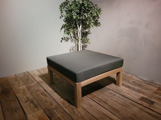 Kussen voor New Ibiza tafel 80x80cm - Grijs