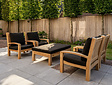 Teak loungestoel Modena