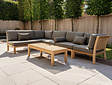6 persoons teak lounge hoekbank New Ibiza